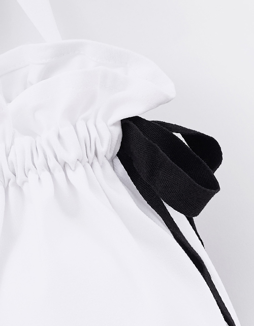 Дизайнерский белый рюкзак для девочки Дизайнерский белый рюкзак для девочки