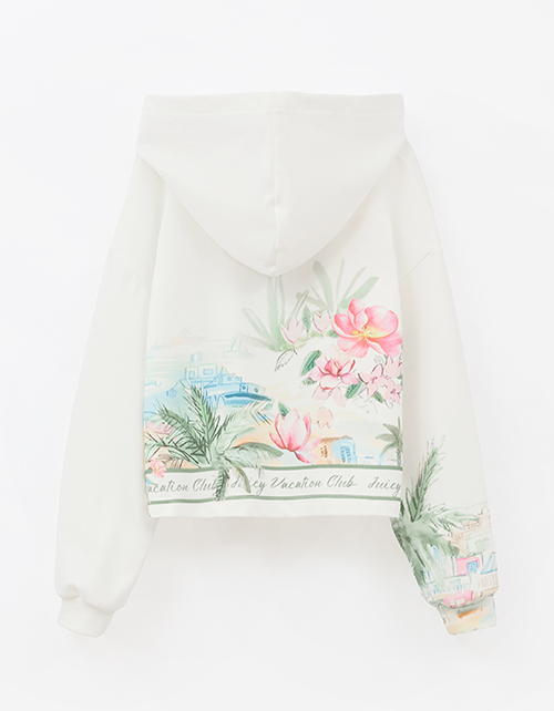 Укороченное худи для девочки Укороченное худи для девочки