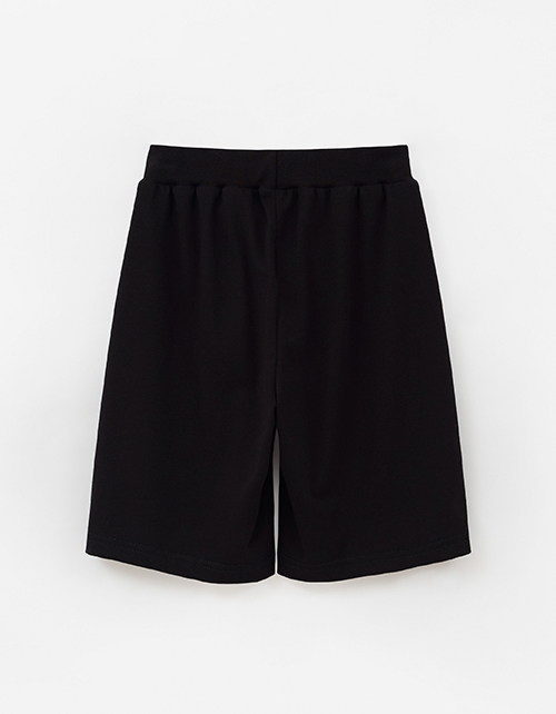 Чёрные шорты-бермуды для мальчика