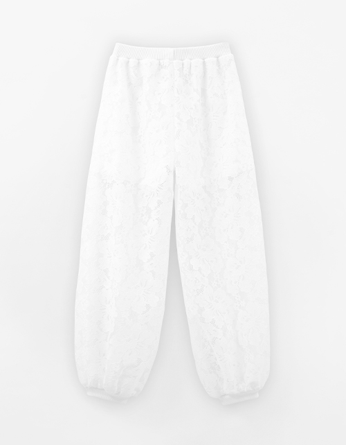Ажурные брюки-джоггеры для девочки Ажурные брюки-джоггеры для девочки