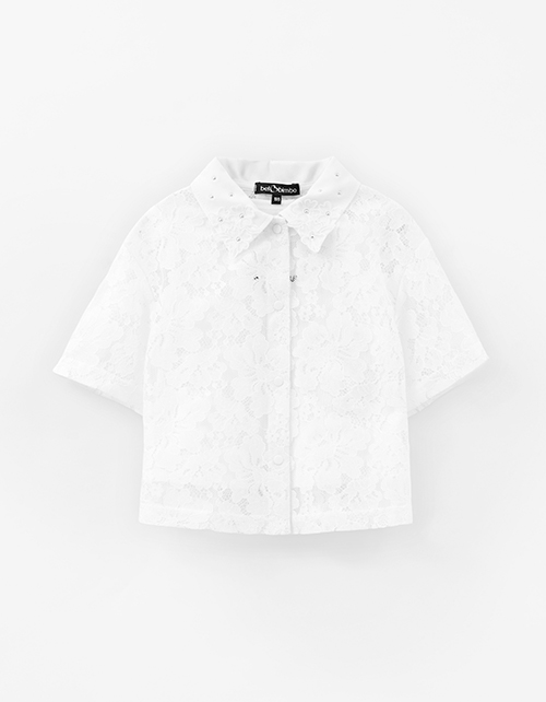 Ажурная блузка для девочки