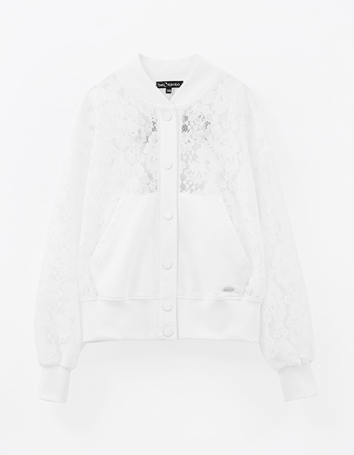 Кружевной жакет-бомбер для девочки