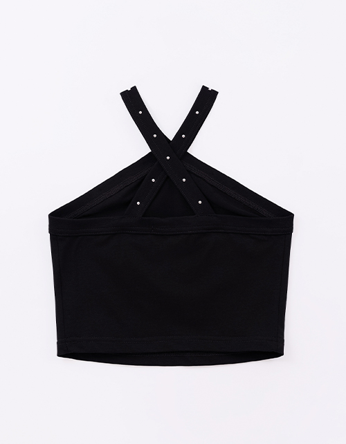 Чёрный топ для девочки