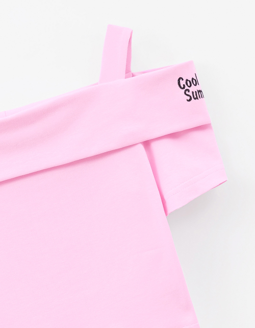 Светло-розовый топ для девочки