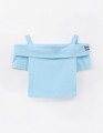 Светло-бирюзовый топ для девочки