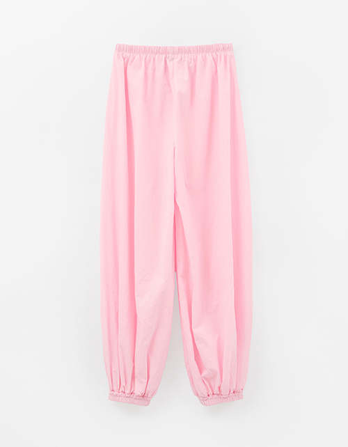 Светло-розовые брюки-аладдины для девочки