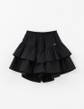 Чёрная юбка-шорты для девочки