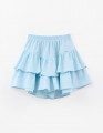 Светло-бирюзовая юбка-шорты для девочки