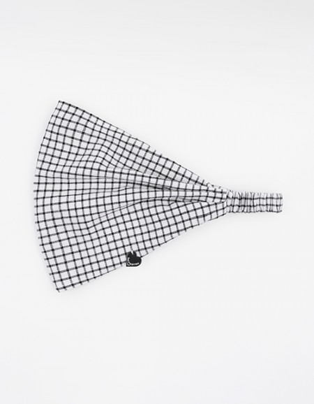 Косынка в клетку для девочки