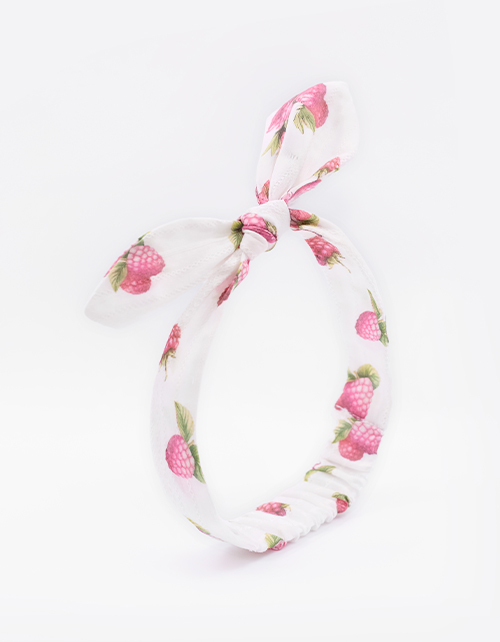 Повязка с малиной для девочки