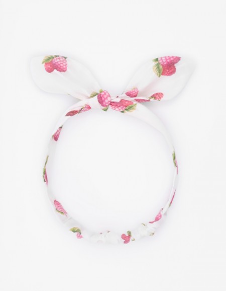 Повязка с малиной для девочки