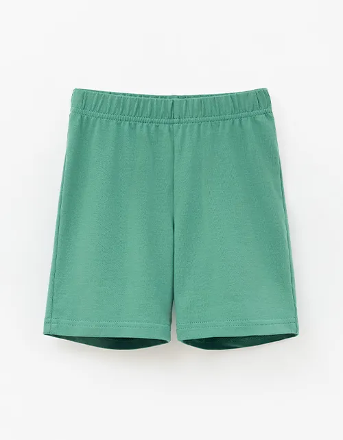 Тёмно-зелёные шорты-бермуды для мальчика 260053 в России