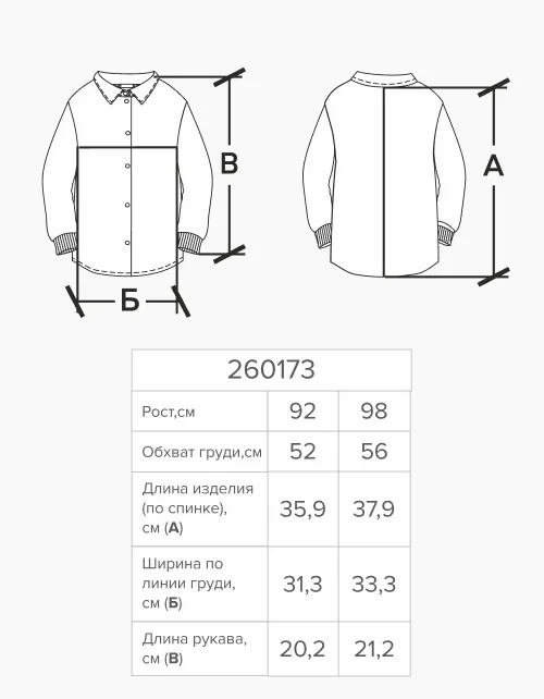 Рубашка-поло для мальчика 260173 в России -4
