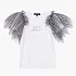 Блузка белая нарядная для девочки